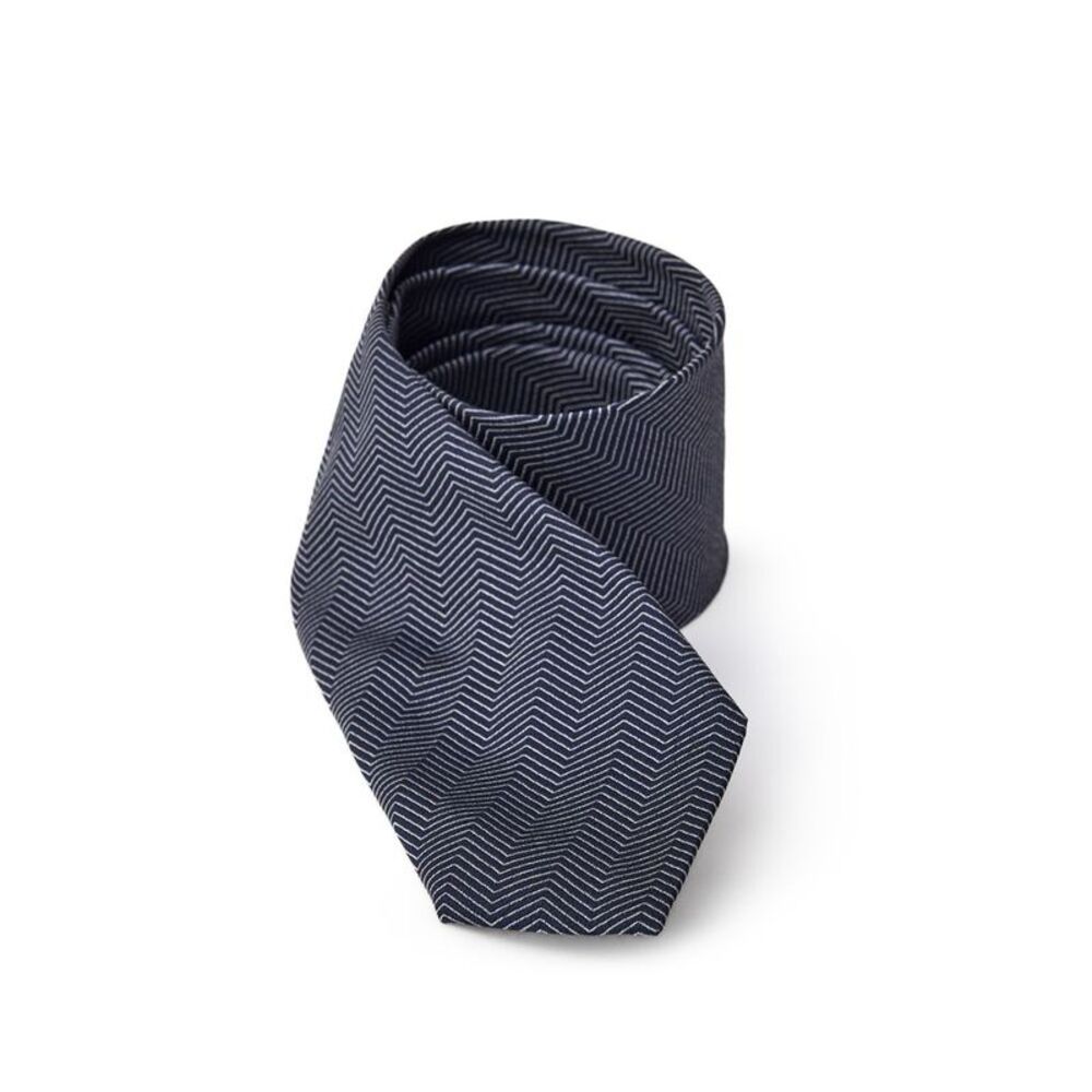 Jil Sander Blue Silk Men's Tie